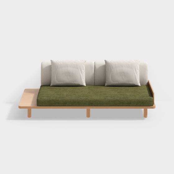 Urban Comfort Sofa 3D model for Modern Spaces