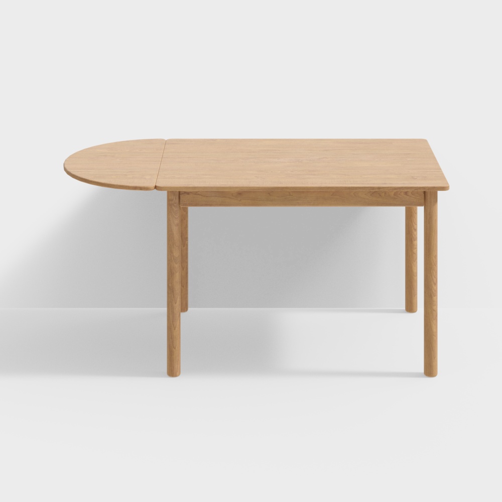 Fanwu Furniture - Moon Companion Folding Table Model 1200 - Cherry Wood