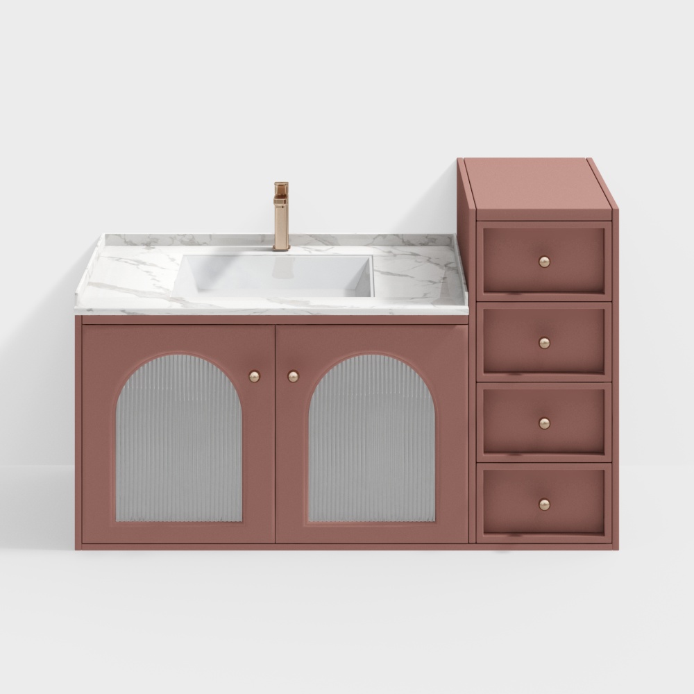 Mirrorless Bathroom Cabinet