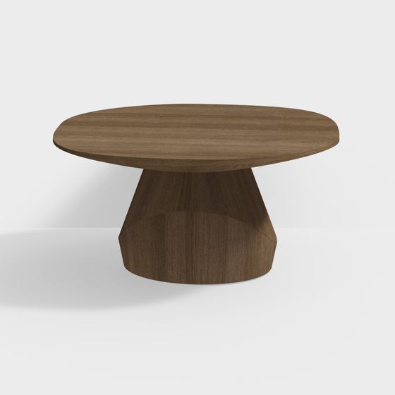 Geometric Round Table 3D model for Modern Spaces