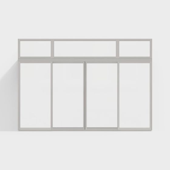 Low Poly Modern Window 3D model