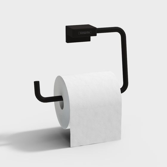 Hansgrohe Low-Poly Toilet Paper Holder 3D model