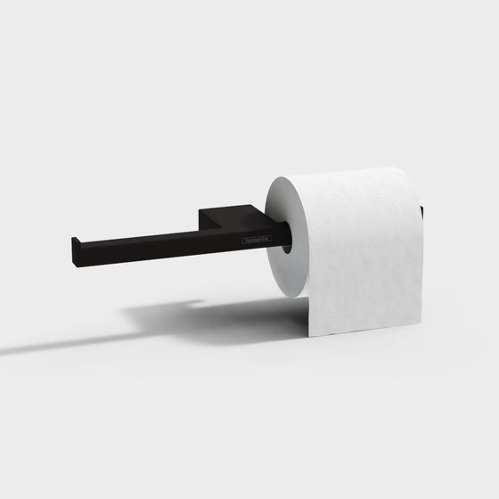 Minimal Toilet Paper Holder 3D model