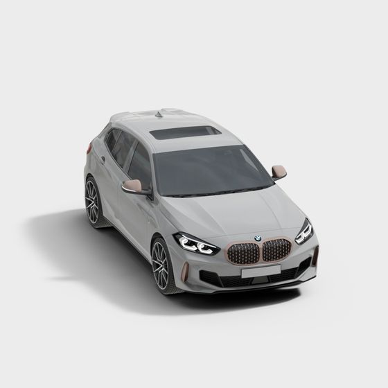 Stylish BMW iX1 SUV 3D model for Designers