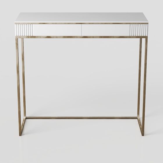 Urban Minimalist Console Table 3D Model