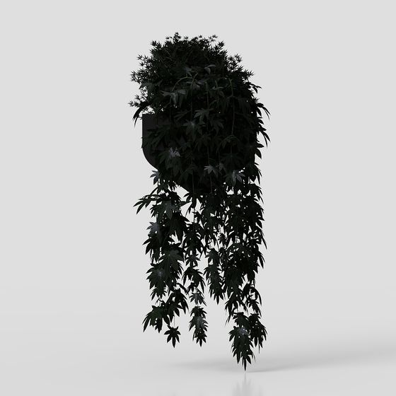 Beautiful Hanging Planter 3D Model for Indoor Spaces