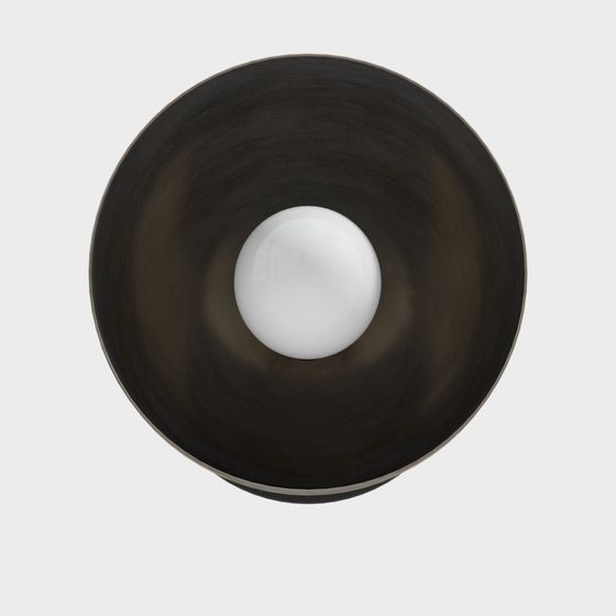 Elegant Round Light and Shadow Bowl 3D model