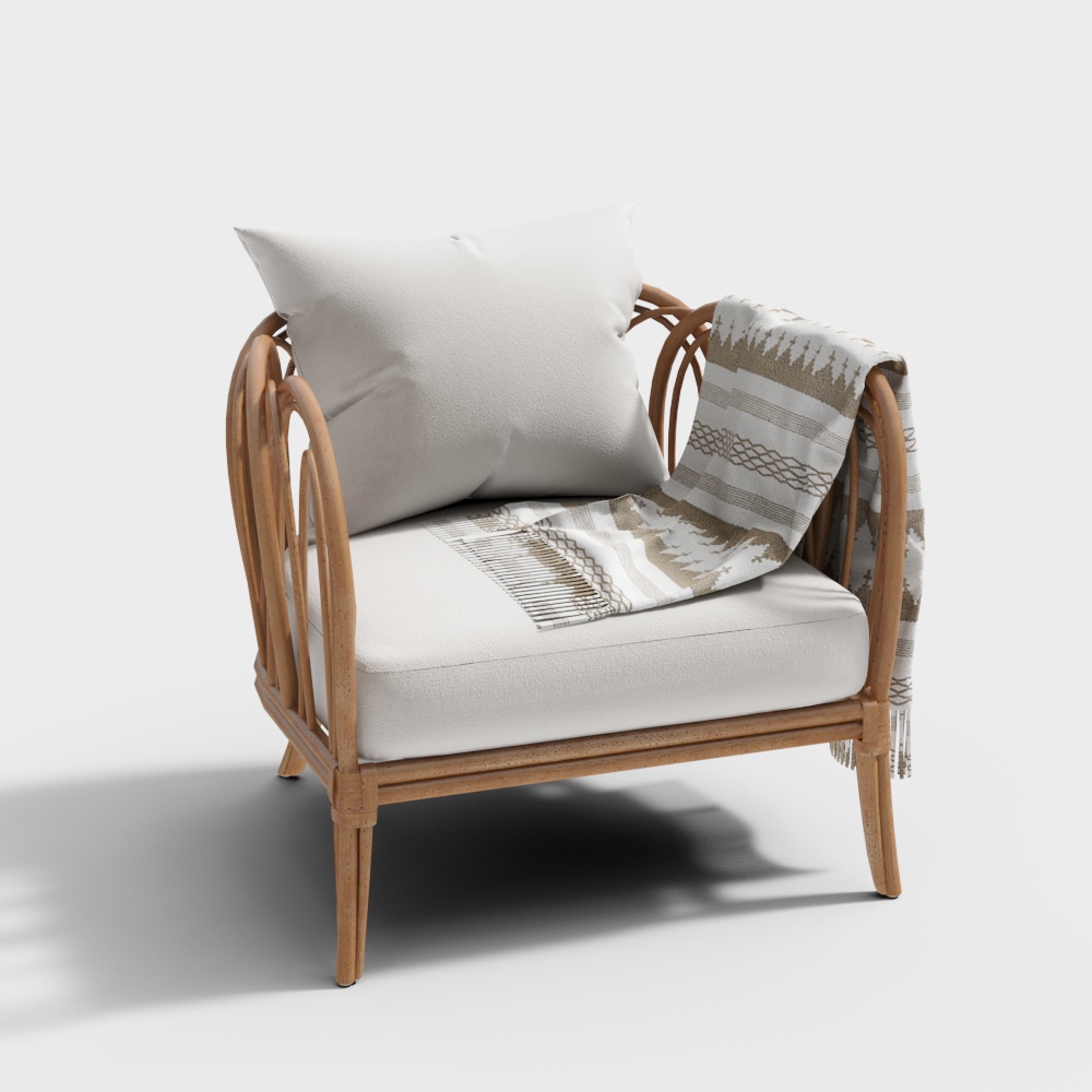 Ратаный стул Melodir