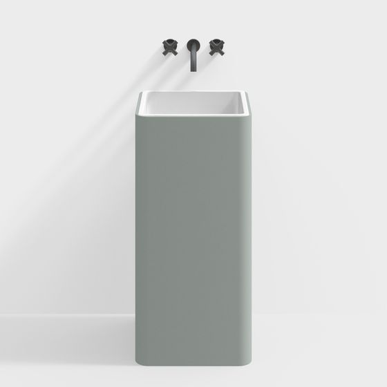 Lavabo con Colonna Trasparente Piccolo