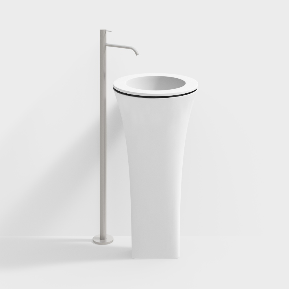 Washbasin with Faucet