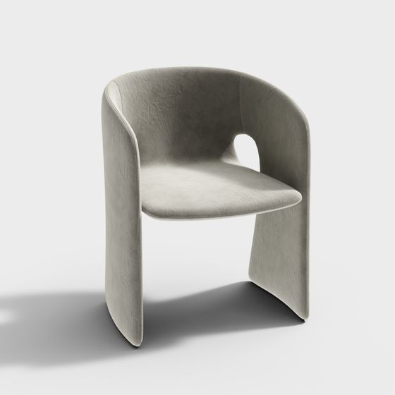 Stylish Armchair 3D Model for Modern Spaces