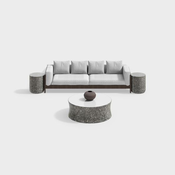 Urban Living Room Sofa 3D model