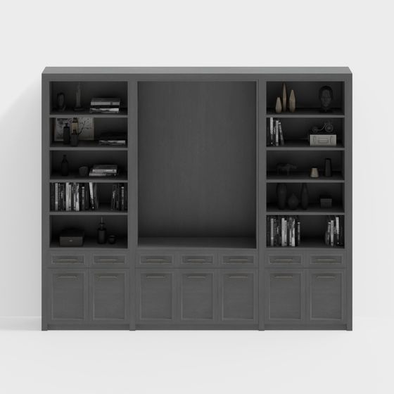 Urban Bookshelf 3D model