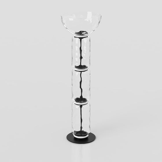 Flowing Candle Stand 3D model