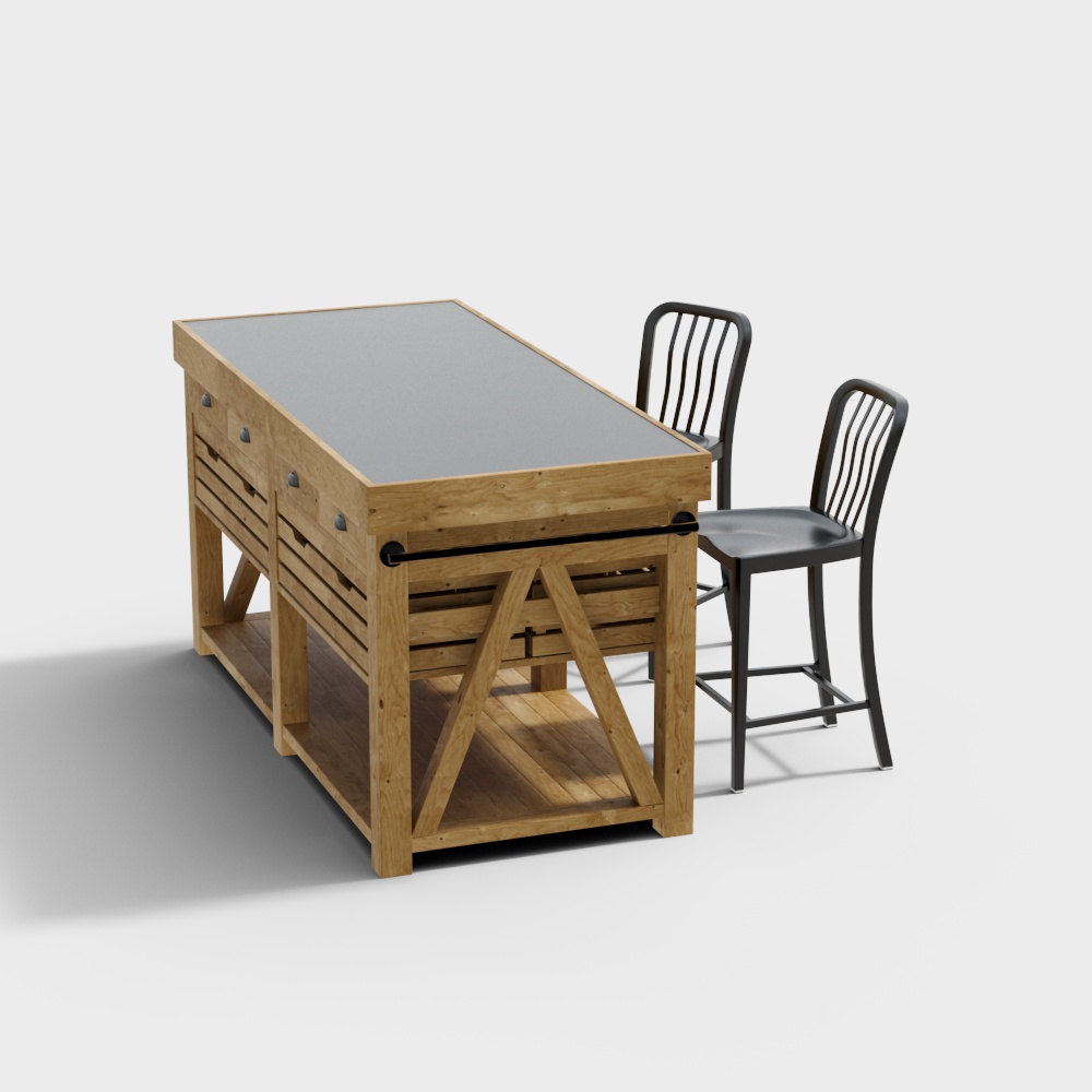 Set tavolo e sedie Nakashima