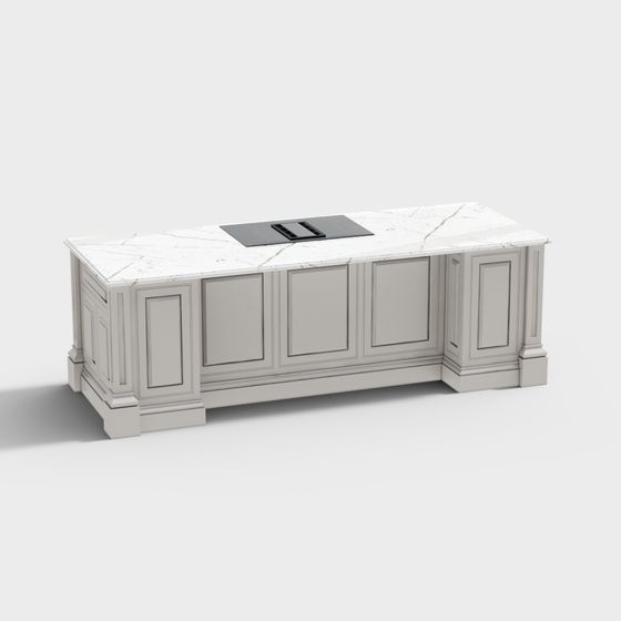 Classic Marble Island 3D model