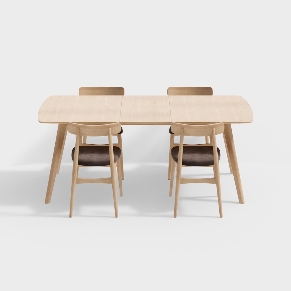 Комбинация стола и стульев