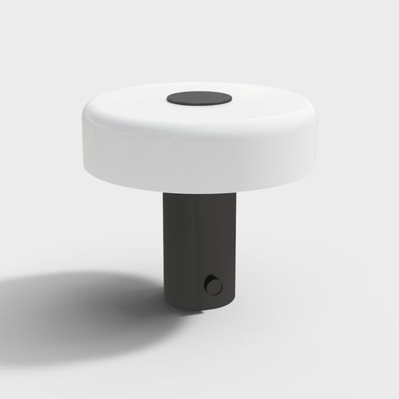 Cylinder Side Table 3D model