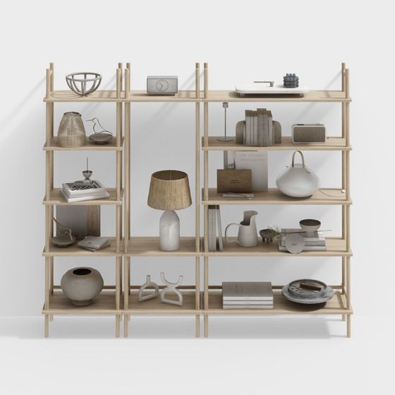 Urban Shelf 3D model for Modern Spaces