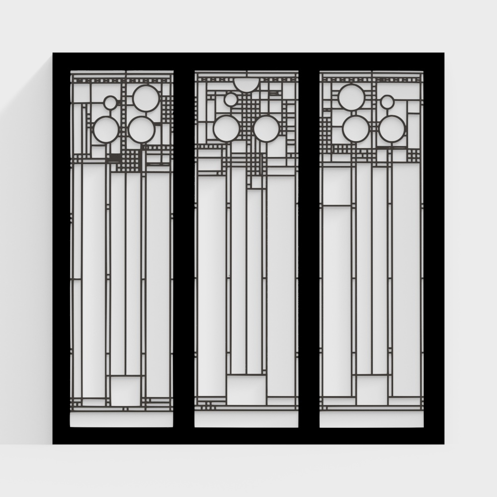 フレンチ鍛鉄ガラス窓