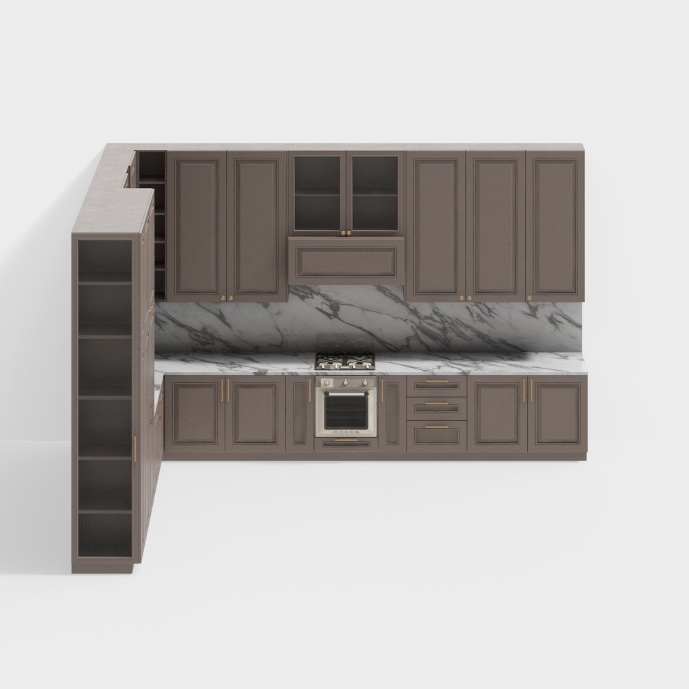 European-style cabinets