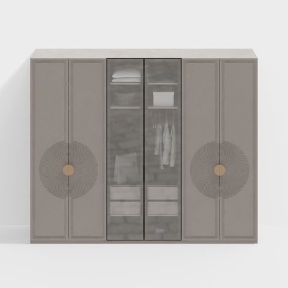 Minimalist Wardrobe 3D model