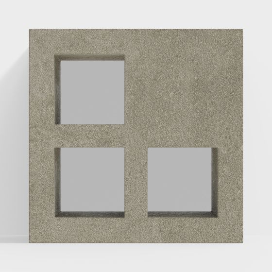 Unique Low-Polygon 3D Model for Modern Architecture