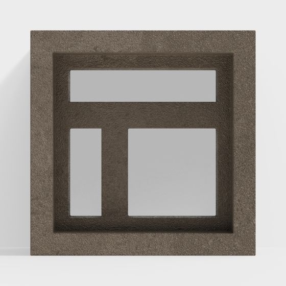 Industrial Wind Frame 3D model for Creative Projects