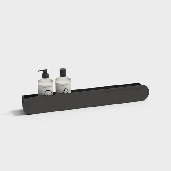 Modern Minimalist Bathroom Shelf 3D model