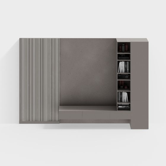 Urban Bookshelf 3D model