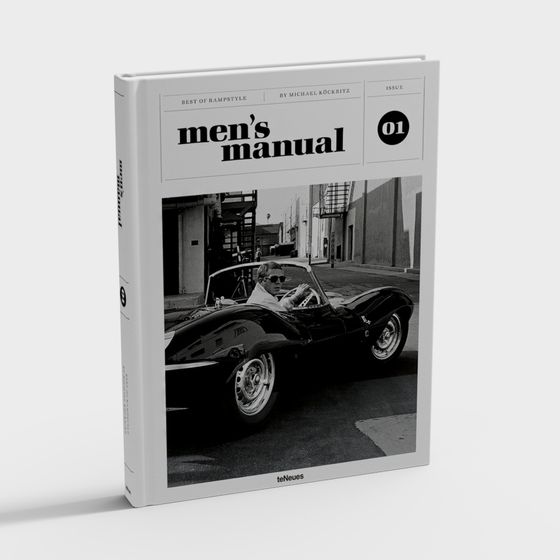 Classic Sports Car 3D Model - Men's Manual Issue 01
