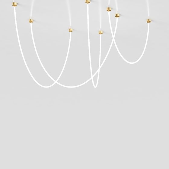 Streamlined Pendant Light 3D model