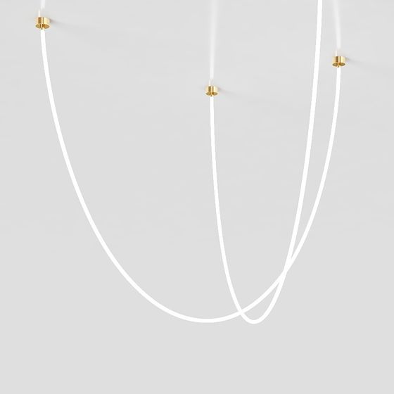 Streamlined Pendant Light 3D model