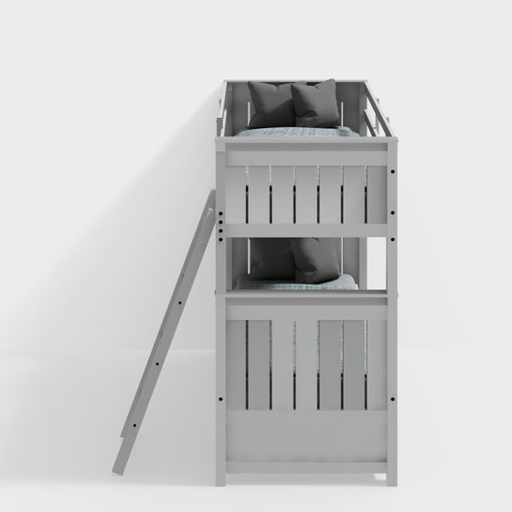 Modern Loft Bed 3D model