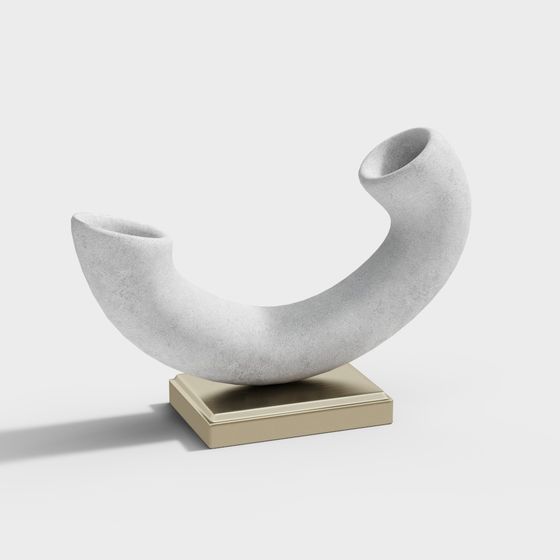 Streamlined Sculpture 3D model