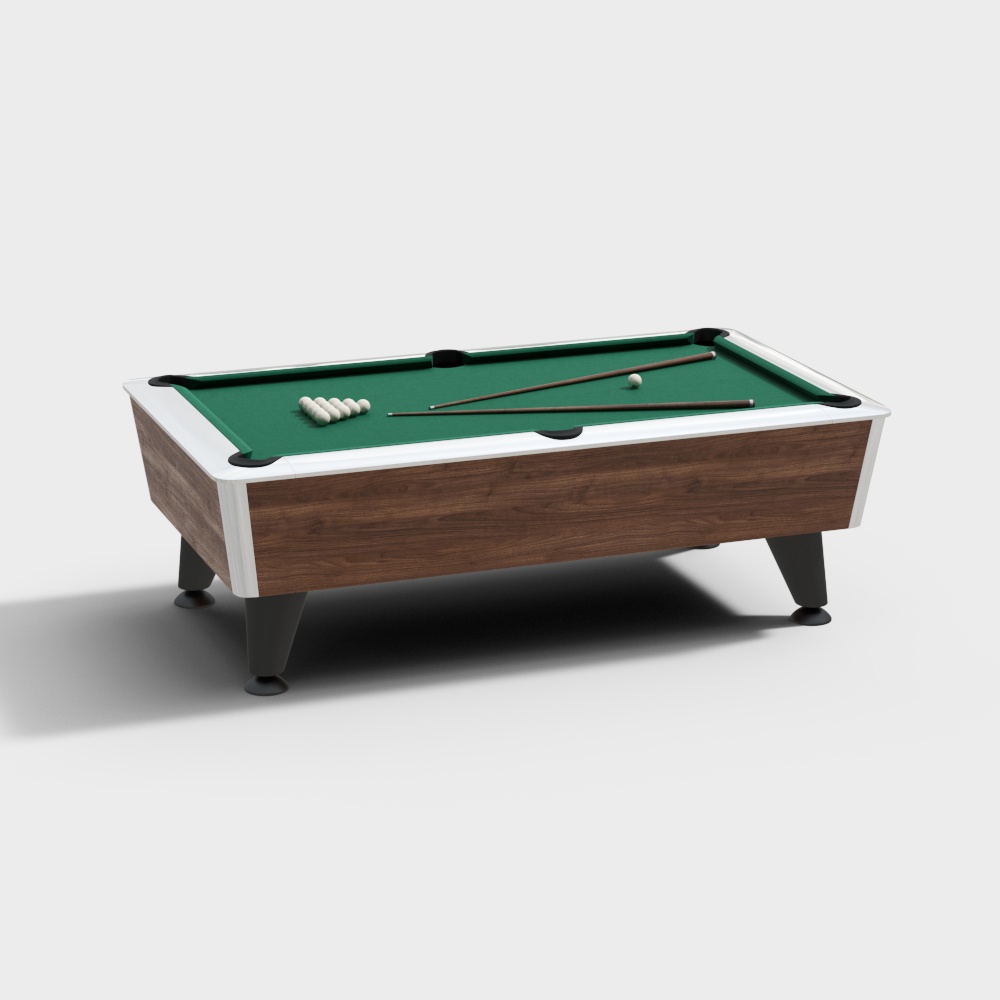 Modern Minimalist Pool Table 3D model