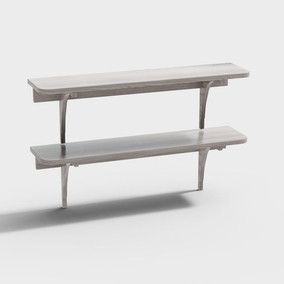 Urban Bench 3D model for Modern Design