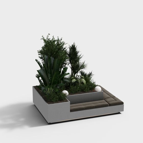Urban Oasis Planter 3D model