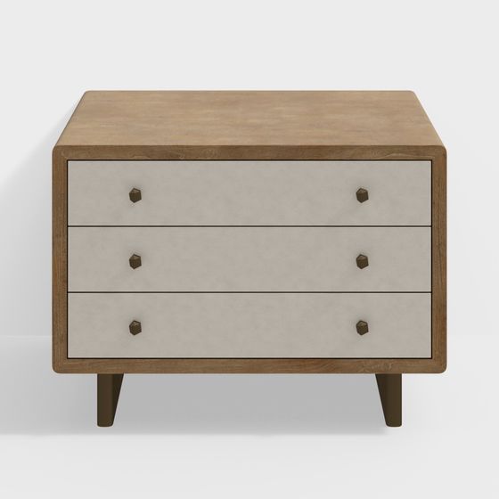Mid-Century Modern Dresser 3D model