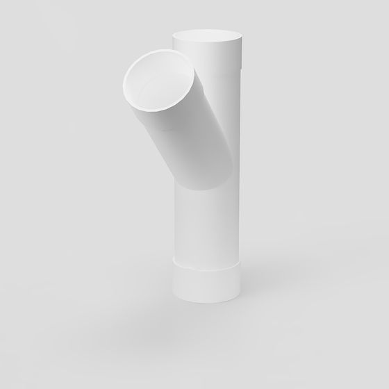 Low Polygon Pipe 3D model for Modern Design