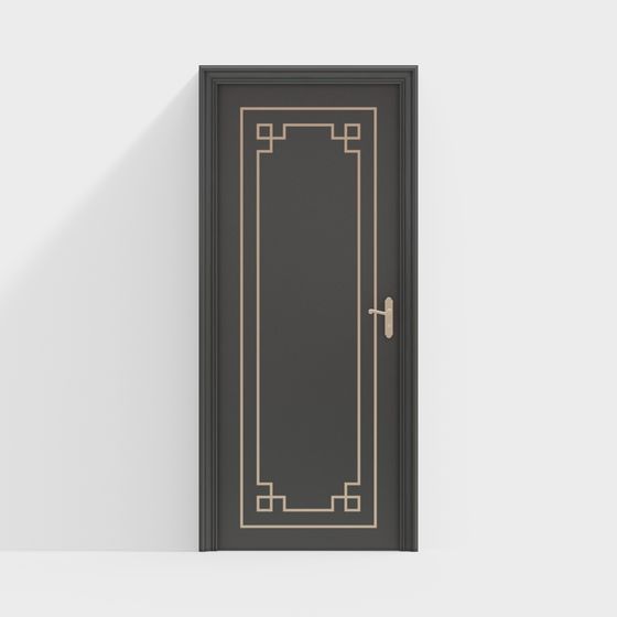 Art Deco Door 3D model