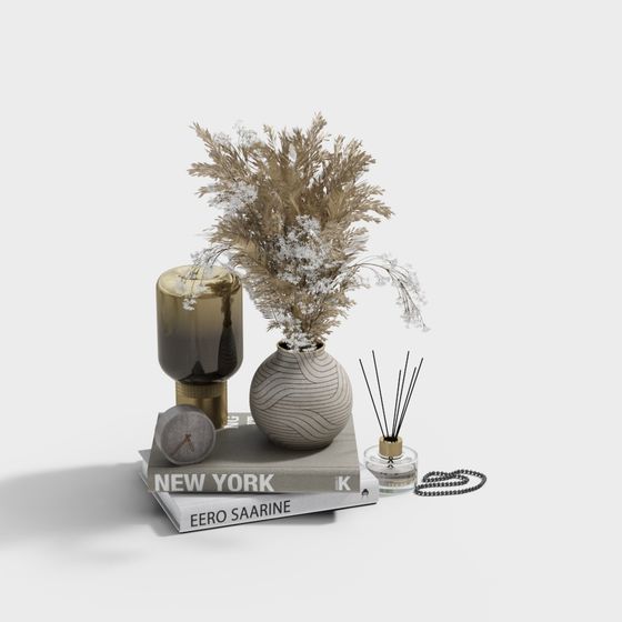 City Oasis Décor 3D model