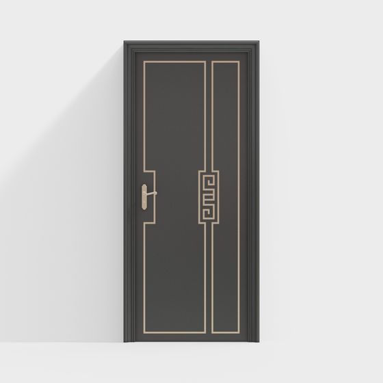 Elegant Minimalist 3D Door Model