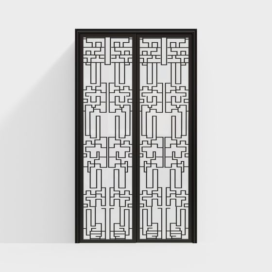 Geometric Door 3D model