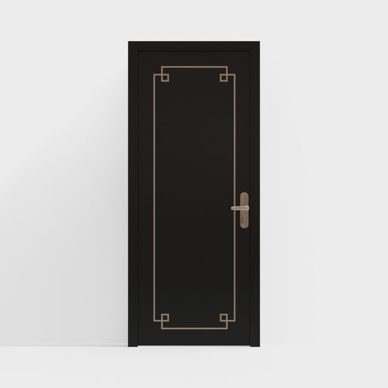 Art Deco Door 3D model