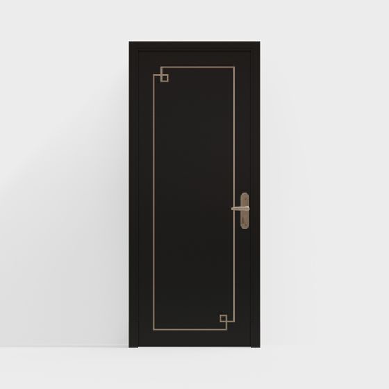 Art Deco Door 3D model