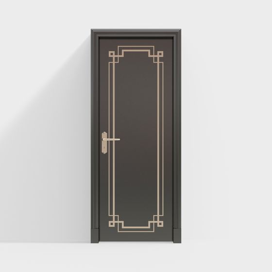 Art Deco Door 3D model