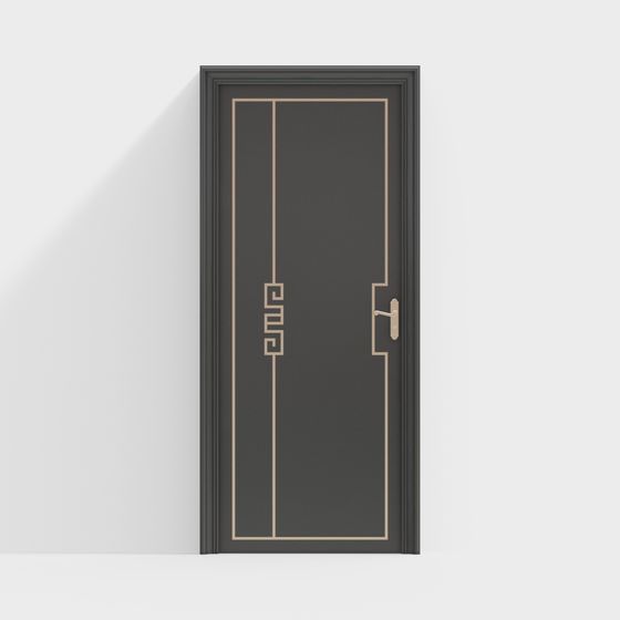 Elegant Minimalist Door 3D model