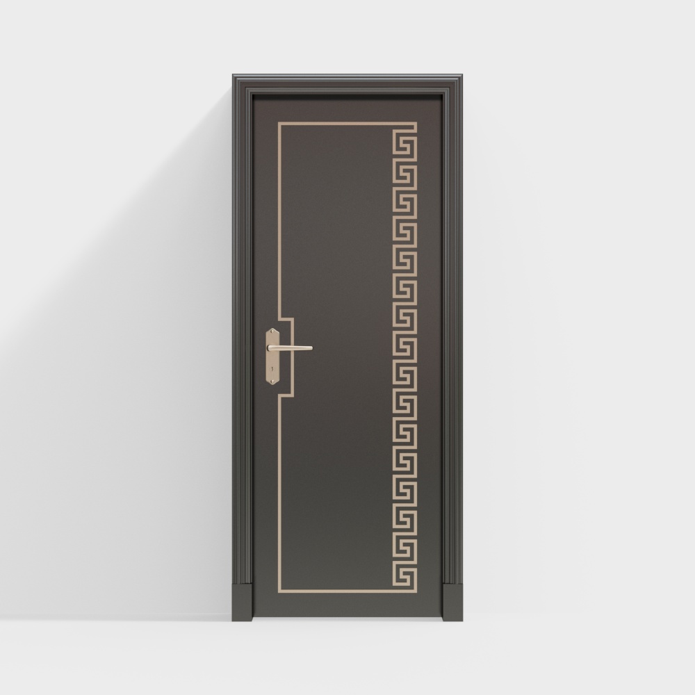 New Chinese-Style Indoor Single Door