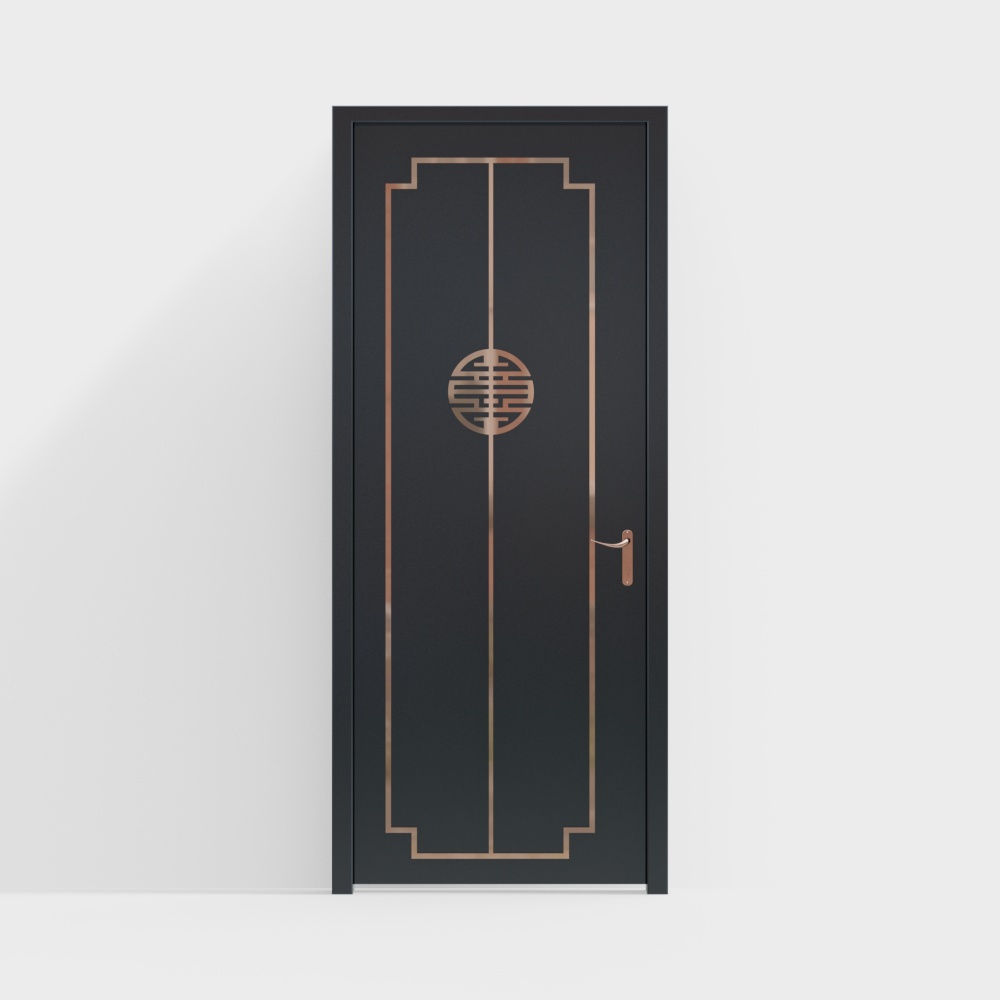 New Chinese-Style Indoor Single Door